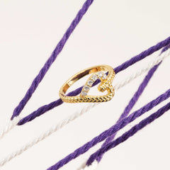 Braided Love Knot Ring