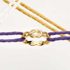 Bonding Knot Infinity Band Ring