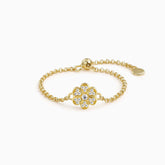 Everbloom Floral Adjustable Chain Ring