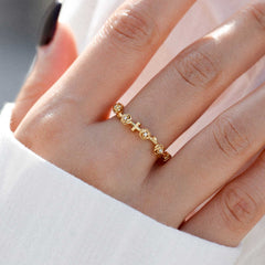 Rose Devotion Band Ring