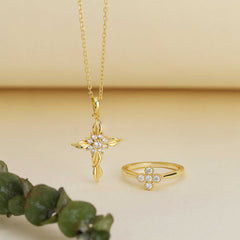 Bloom Cross Ring