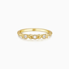 Floral Whisper Band Ring