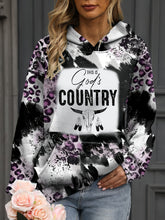 Women's Letter & Leopard Print Hoodie with Kangaroo Pocket, Soft Long Sleeve Sweatshirt – Perfect for Everyday Wear