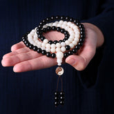 Faith Nova Ebony YinYang Protection Necklace Mala
