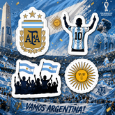 Argentina – World Cup Velcro Patch for Backpack