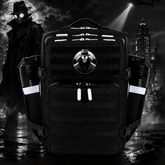 Hero Patch EDC Performance Backpack 35L / 45L - Black White