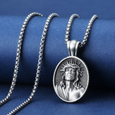 the Jesus Crown of Thorns Amulet Necklace