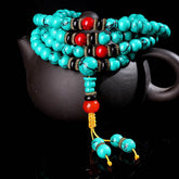 Faith Nova Tibetan Turquoise Healing Mala Bracelet
