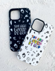 Black You Are Loved By God Phone Case