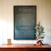 The Christmas Story | Framed Wooden Art