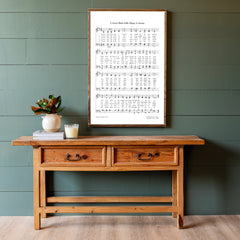 Crown Him With Many Crowns Hymn | Framed Wooden Art