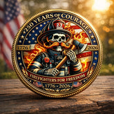 πFlash Sale 60% OFF - American Firefighters 250th Anniversary Commemorative Badge Set