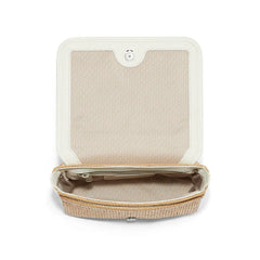 He is Not Here He Is Risen Print Christian Faith Straw Baguette Crossbody Bag