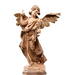 Saint Gabriel Archangel with Lily Figurine