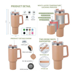 Jesus Tumbler With Handle 30oz