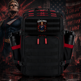 Hero Patch EDC Performance Backpack 35L / 45L - Black Red