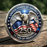 United States of America 250th Anniversary Commemorative Badge Set
