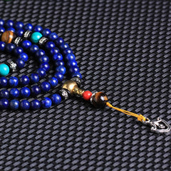 Faith Nova 108 Beads Lazurite Positive Bracelet Mala