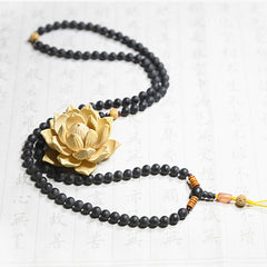 Faith Nova Tibetan Mala Cypress Bodhi Seed Red Agate Healing Bracelet