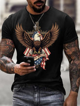 Men'S American 250th Anniversary Printed Short-Sleeve T-Shirt