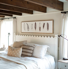 He Will Cover You With His Feathers | Long Landscape Art