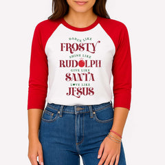 Give Like Santa Raglan