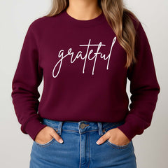 Grateful Premium Fleece Sweatshirt