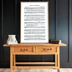 Great Is Thy Faithfulness Hymn | Framed Wooden Art