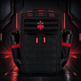 Little bitch bitch Hero Patch EDC Performance Backpack 35L / 45L - Black Red