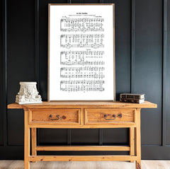 In The Garden Hymn | Framed Wooden Art