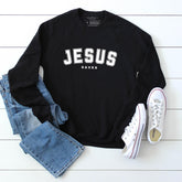 Jesus Saves Premium Fleece Sweatshirt