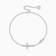 Pray Cross Jesus Fish Bracelet