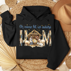 Oh Come Let Us Adore Him Sweatshirt