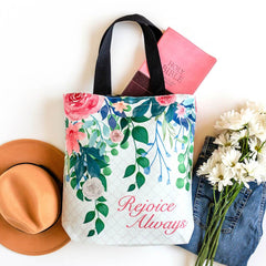 Rejoice Always Canvas Tote Bag
