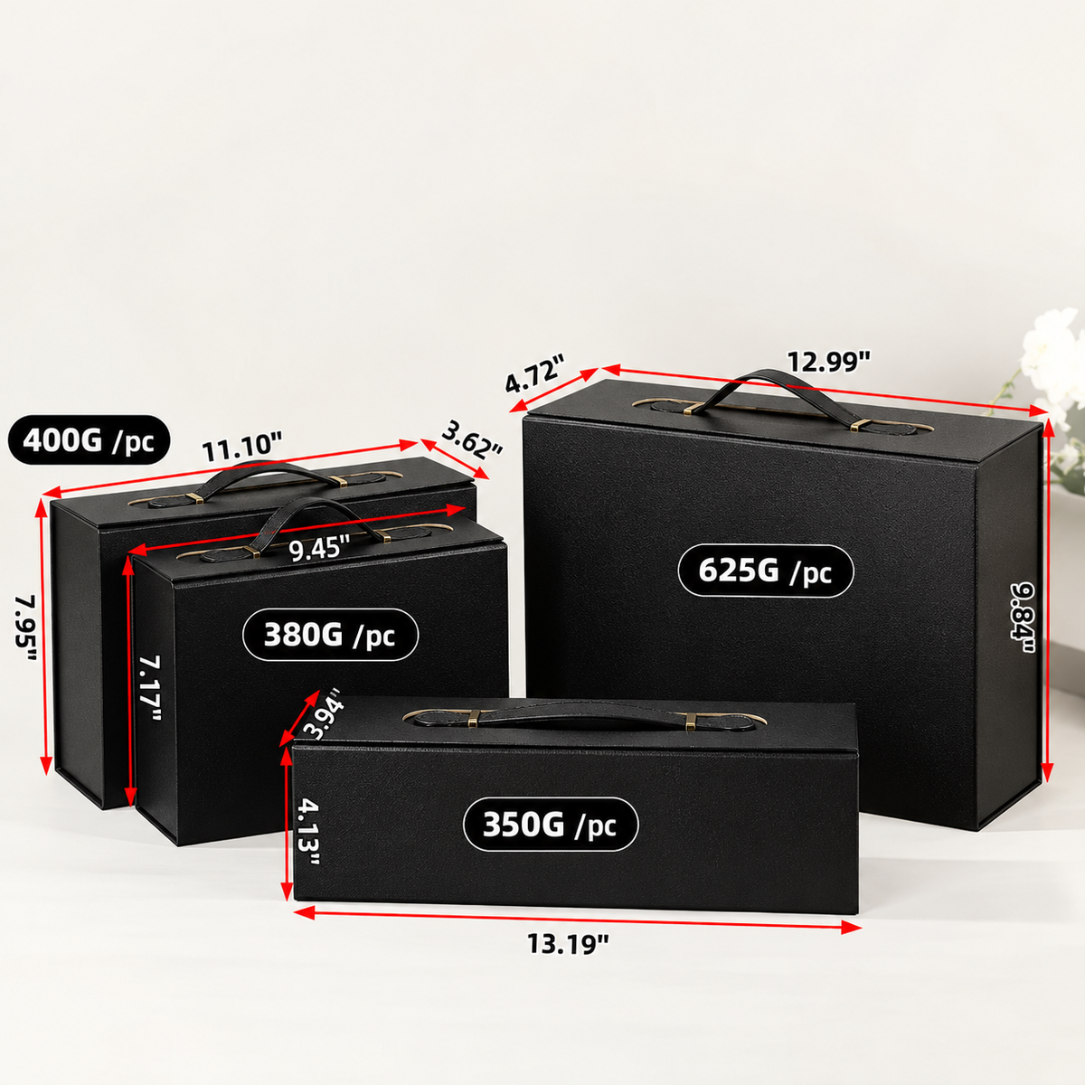 Handle Boxes - Black