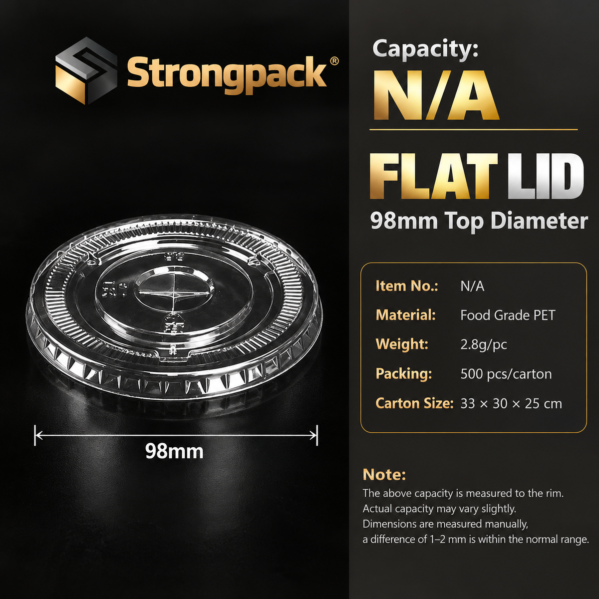 Flat lid