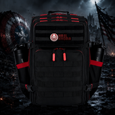 I can do this all day Hero Patch EDC Performance Backpack 35L / 45L - Black Red