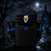 Rider Patch EDC Performance Backpack 35L / 45L - Black Blue