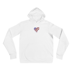 Painted Patriot – Embroidered Unisex hoodie
