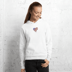 Painted Patriot – Embroidered Unisex hoodie