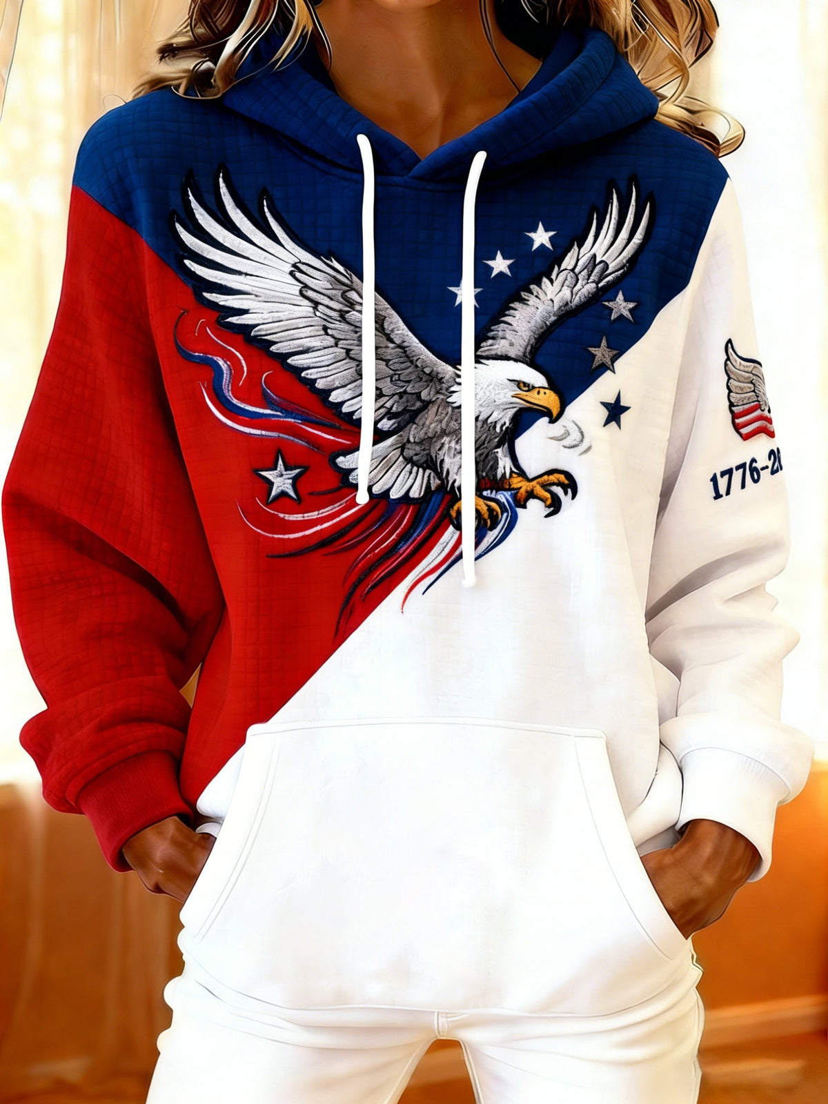 Women's Retro 250th Anniversary Print Hoodie