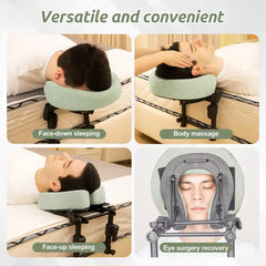 Massage headrest for bed