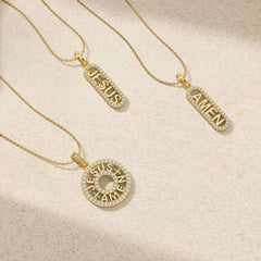 AMEN Cross Pendant Necklace