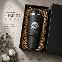 Trust In God Stainless Steel Tumbler – 30 / 40 oz Vacuum Insulated Cup, Keeps Drinks Hot & Cold 8–12 Hours