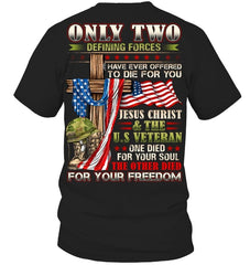 Only Two Pattern Print 100%Cotton  T-Shirt
