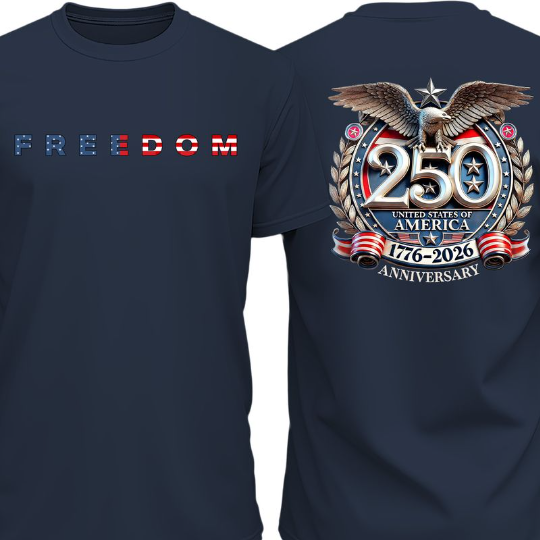 Men's Freedom 250 Years Anniversary T-Shirt