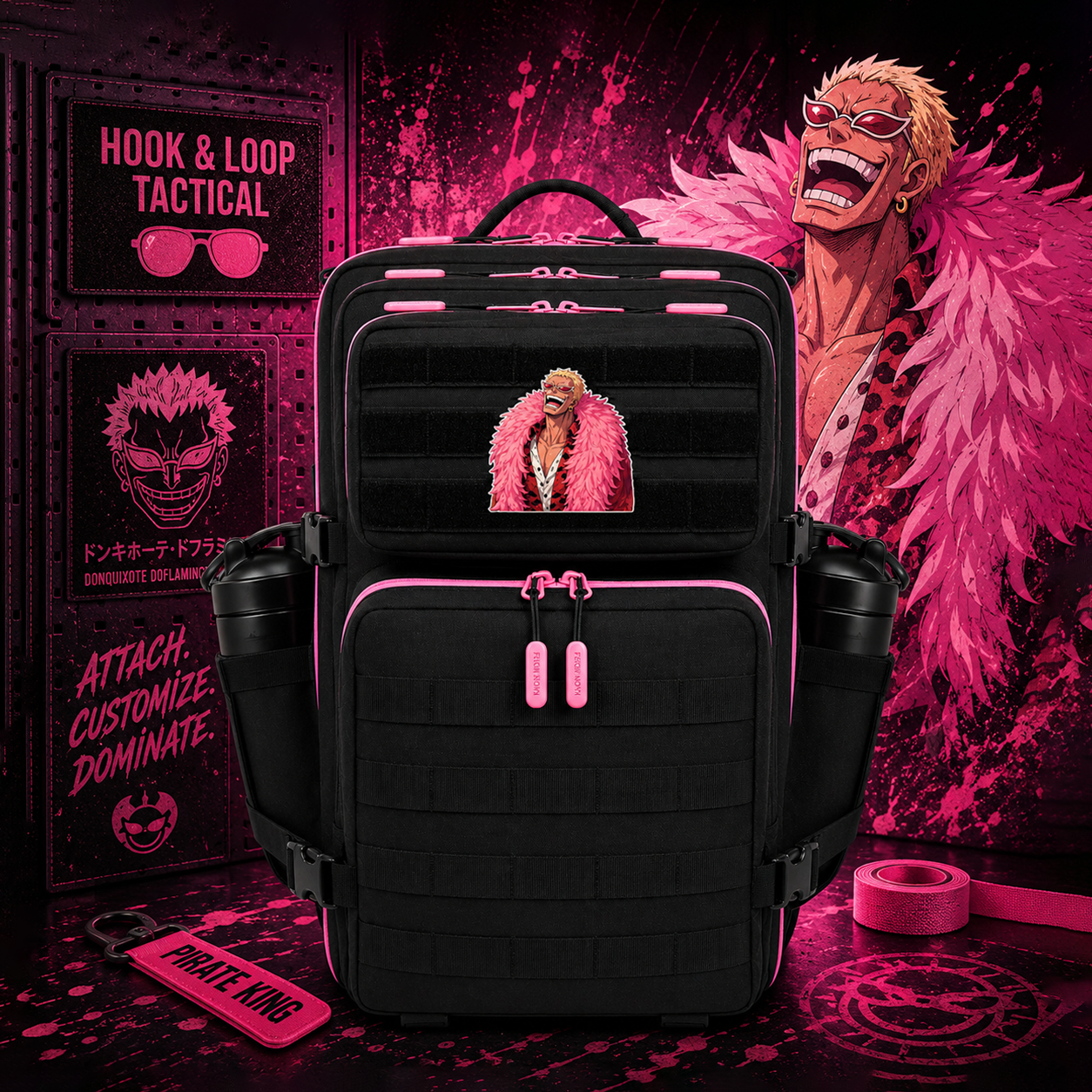 OP Edition EDC Performance Backpack 45L /35L - Black Pink