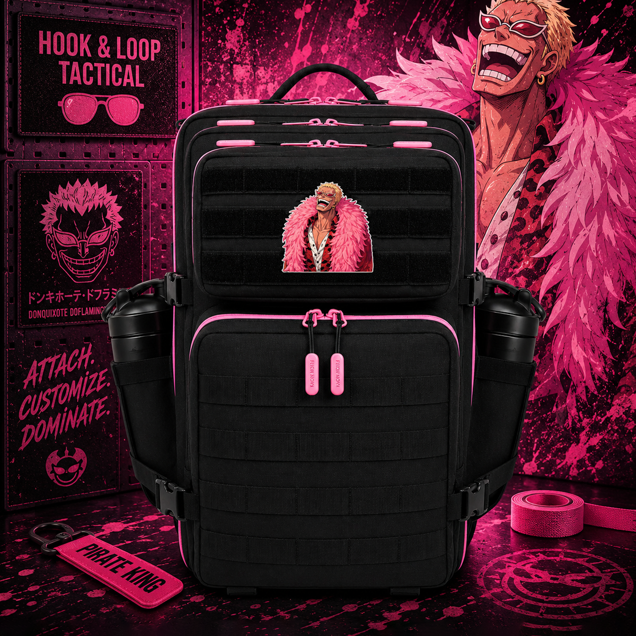 OP Edition EDC Performance Backpack 45L /35L - Black Pink
