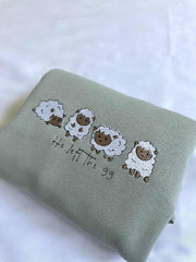 Lost Sheep Embroidered Sweatshirt