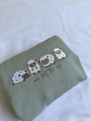 Lost Sheep Embroidered Sweatshirt